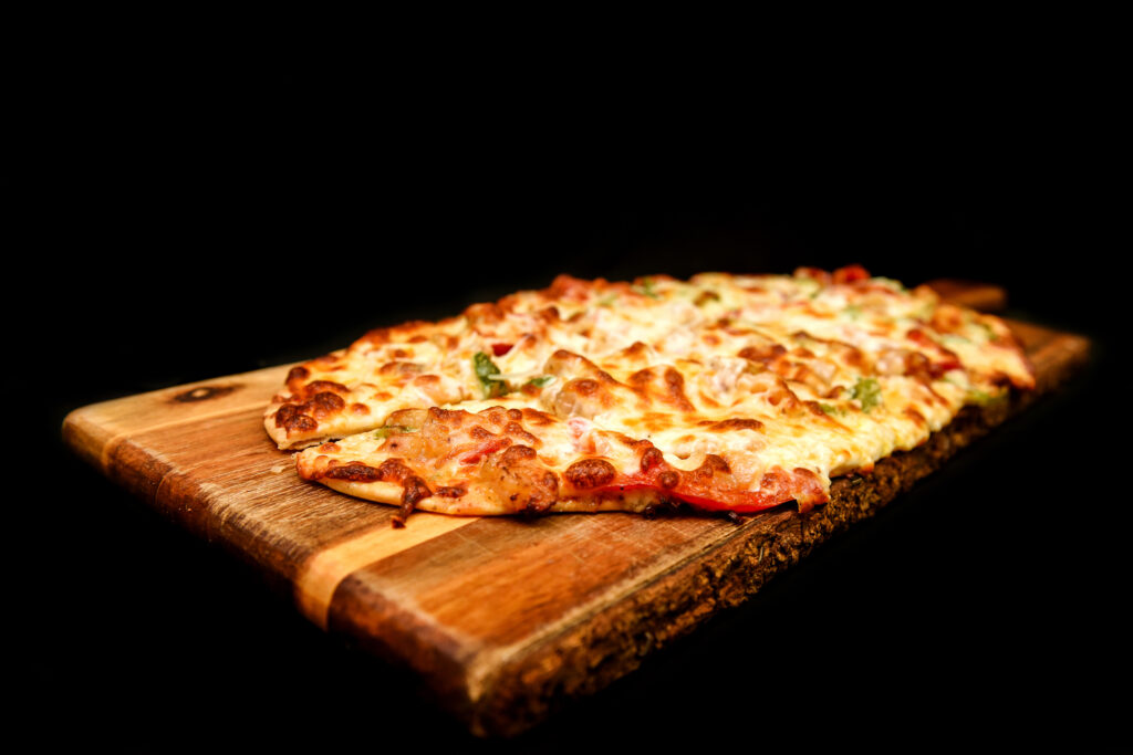 shrimp flatbread pizza